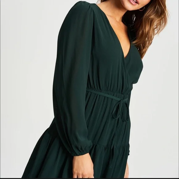 Brand new! Never worn! Tussah, emerald midi dress! Size 10 - Picture 4 of 10